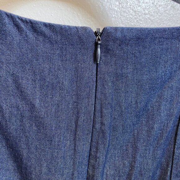 Zara Denim Couture chambray dress small - Picture 5 of 8